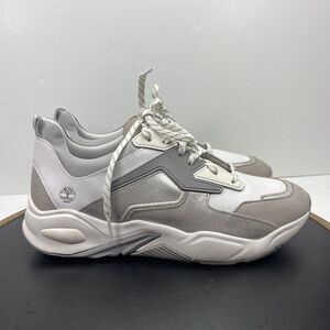 Timberland Delphiville Sneakers Women 10‎ US / 8 UK / 41.5 EU White Gray Leather